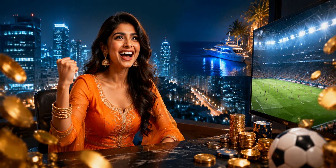 Excited Indian player checking promotions on mobile betting app